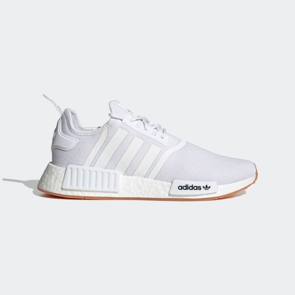 adidas NMD_R1 Primeblue Shoes - M 6.5/W 7.5 - Cloud White / Cloud White / Gum - Picture 12 of 15